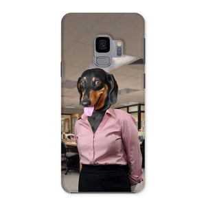 The Pam (The Office Inspired): Custom Pet Phone Case - Paw & Glory - Dog Portraits - Pet Portraits