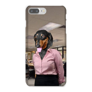 The Pam (The Office Inspired): Custom Pet Phone Case - Paw & Glory - Dog Portraits - Pet Portraits