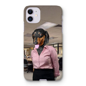 The Pam (The Office Inspired): Custom Pet Phone Case - Paw & Glory - Dog Portraits - Pet Portraits