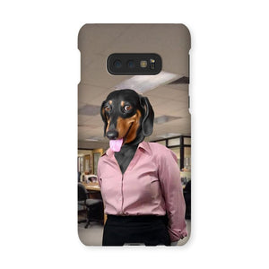 The Pam (The Office Inspired): Custom Pet Phone Case - Paw & Glory - Dog Portraits - Pet Portraits