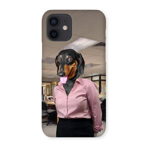 The Pam (The Office Inspired): Custom Pet Phone Case - Paw & Glory - Dog Portraits - Pet Portraits