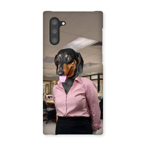 The Pam (The Office Inspired): Custom Pet Phone Case - Paw & Glory - Dog Portraits - Pet Portraits