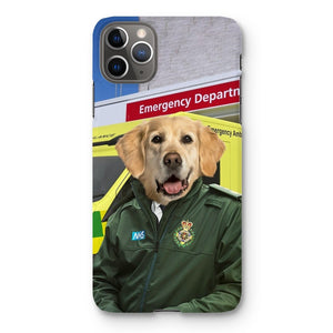 The Paramedic: Custom Pet Phone Case - Paw & Glory - Dog Portraits - Pet Portraits