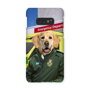 The Paramedic: Custom Pet Phone Case - Paw & Glory - Dog Portraits - Pet Portraits