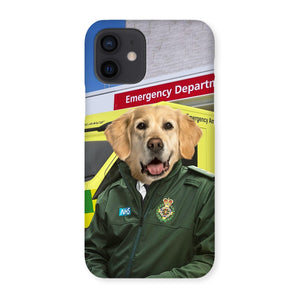 The Paramedic: Custom Pet Phone Case - Paw & Glory - Dog Portraits - Pet Portraits