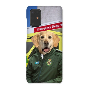 The Paramedic: Custom Pet Phone Case - Paw & Glory - Dog Portraits - Pet Portraits