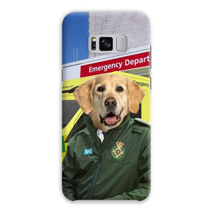 The Paramedic: Custom Pet Phone Case - Paw & Glory - Dog Portraits - Pet Portraits