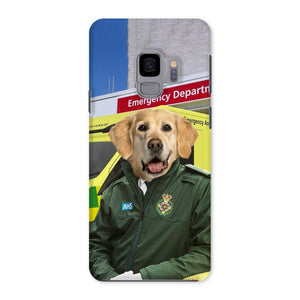 The Paramedic: Custom Pet Phone Case - Paw & Glory - Dog Portraits - Pet Portraits