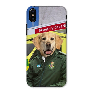 The Paramedic: Custom Pet Phone Case - Paw & Glory - Dog Portraits - Pet Portraits