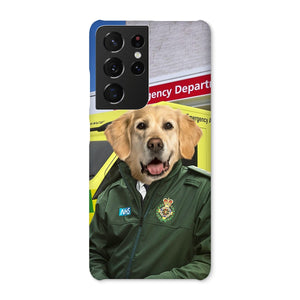 The Paramedic: Custom Pet Phone Case - Paw & Glory - Dog Portraits - Pet Portraits