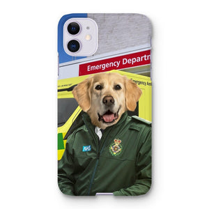 The Paramedic: Custom Pet Phone Case - Paw & Glory - Dog Portraits - Pet Portraits