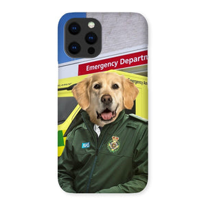 The Paramedic: Custom Pet Phone Case - Paw & Glory - Dog Portraits - Pet Portraits