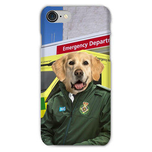 The Paramedic: Custom Pet Phone Case - Paw & Glory - Dog Portraits - Pet Portraits