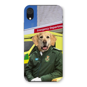 The Paramedic: Custom Pet Phone Case - Paw & Glory - Dog Portraits - Pet Portraits