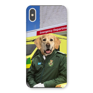 The Paramedic: Custom Pet Phone Case - Paw & Glory - Dog Portraits - Pet Portraits