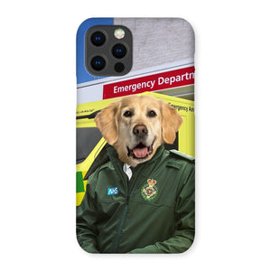 The Paramedic: Custom Pet Phone Case - Paw & Glory - Dog Portraits - Pet Portraits