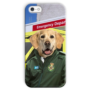 The Paramedic: Custom Pet Phone Case - Paw & Glory - Dog Portraits - Pet Portraits