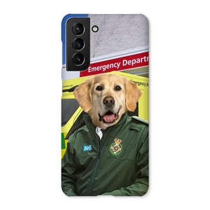 The Paramedic: Custom Pet Phone Case - Paw & Glory - Dog Portraits - Pet Portraits