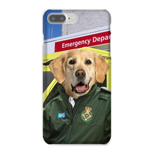 The Paramedic: Custom Pet Phone Case - Paw & Glory - Dog Portraits - Pet Portraits