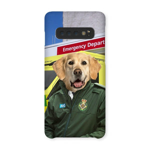 The Paramedic: Custom Pet Phone Case - Paw & Glory - Dog Portraits - Pet Portraits