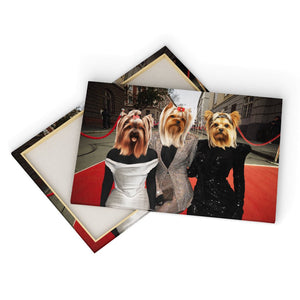 The Pawdashians: Custom Pet Canvas - Paw & Glory - Dog Portraits - Pet Portraits