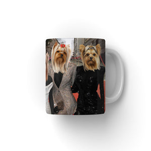 The Pawdashians: Custom Pet Coffee Mug - Paw & Glory - Dog Portraits - Pet Portraits