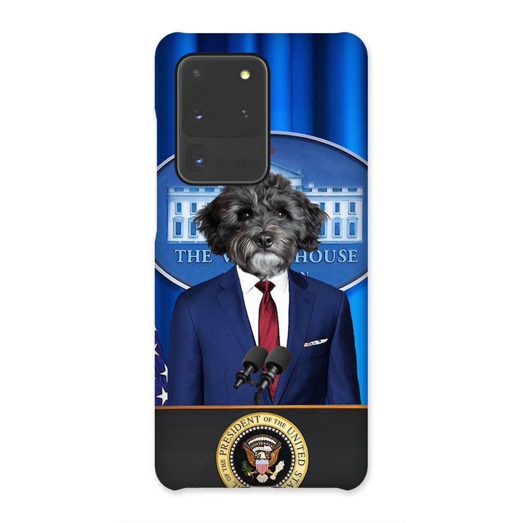 The Pawresident: Custom Pet Phone Case - Paw & Glory - Dog Portraits - Pet Portraits