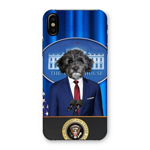 The Pawresident: Custom Pet Phone Case - Paw & Glory - Dog Portraits - Pet Portraits