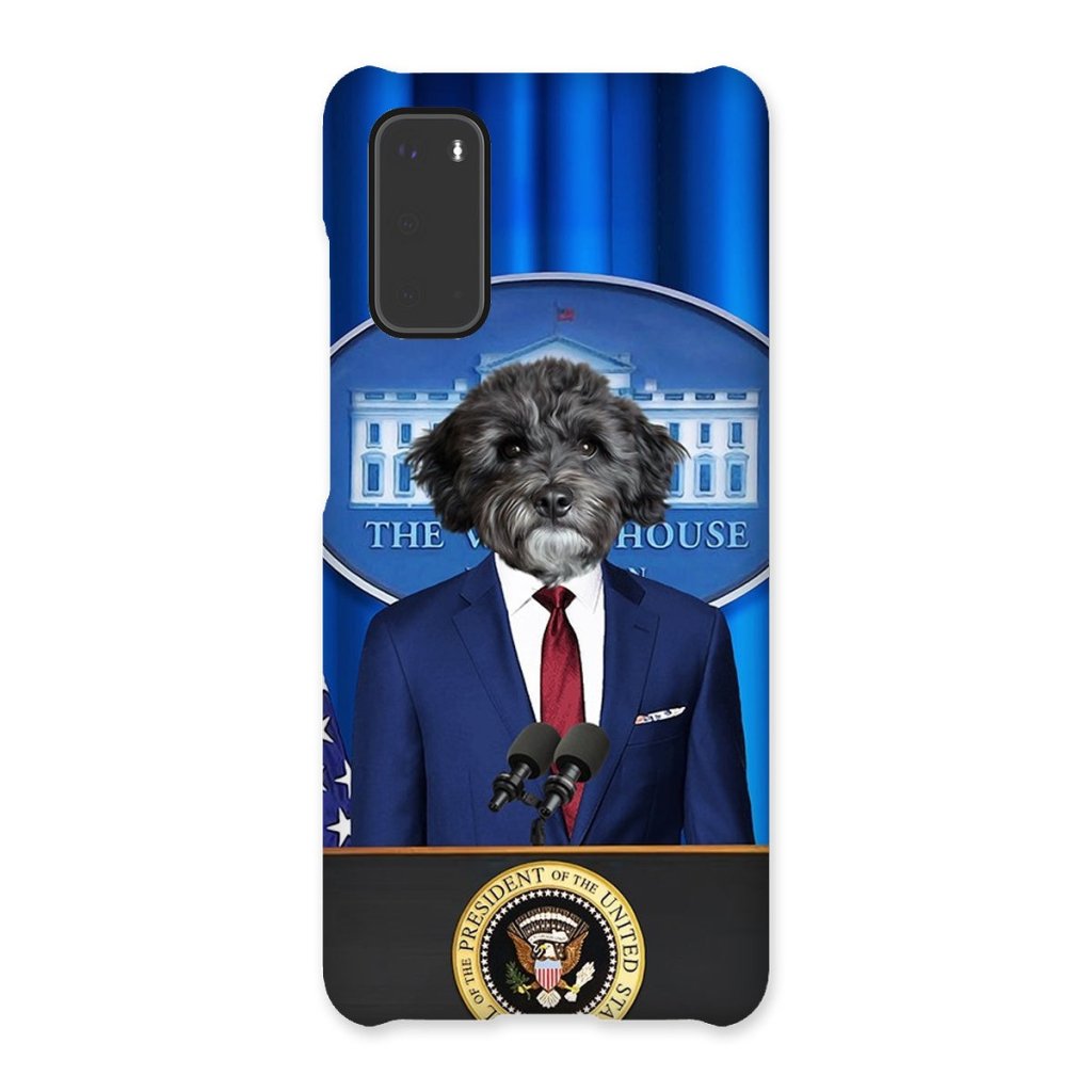 The Pawresident: Custom Pet Phone Case - Paw & Glory - Dog Portraits - Pet Portraits