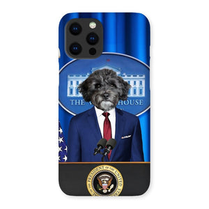 The Pawresident: Custom Pet Phone Case - Paw & Glory - Dog Portraits - Pet Portraits