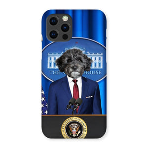 The Pawresident: Custom Pet Phone Case - Paw & Glory - Dog Portraits - Pet Portraits