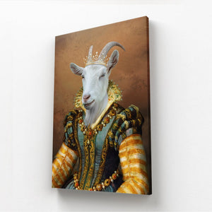 The Pearl Princess: Animal Art Canvas - Paw & Glory - Dog Portraits - Pet Portraits