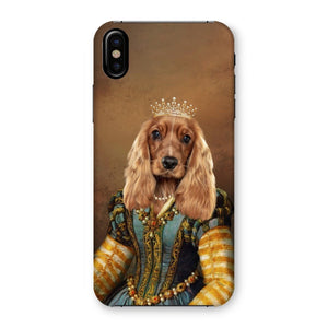 The Pearl Princess: Custom Pet Phone Case - Paw & Glory - Dog Portraits - Pet Portraits