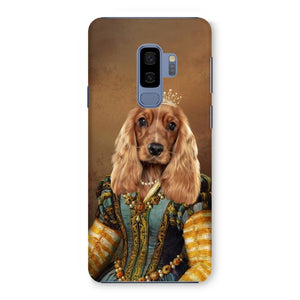 The Pearl Princess: Custom Pet Phone Case - Paw & Glory - Dog Portraits - Pet Portraits