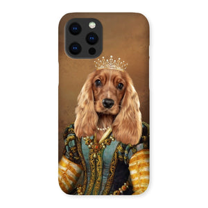 The Pearl Princess: Custom Pet Phone Case - Paw & Glory - Dog Portraits - Pet Portraits