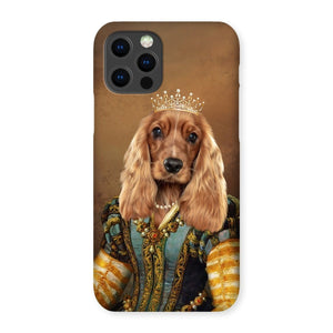 The Pearl Princess: Custom Pet Phone Case - Paw & Glory - Dog Portraits - Pet Portraits