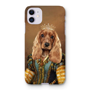 The Pearl Princess: Custom Pet Phone Case - Paw & Glory - Dog Portraits - Pet Portraits