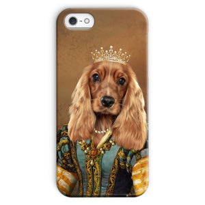 The Pearl Princess: Custom Pet Phone Case - Paw & Glory - Dog Portraits - Pet Portraits