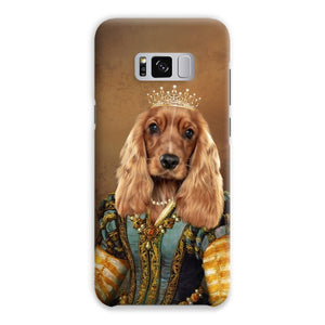 The Pearl Princess: Custom Pet Phone Case - Paw & Glory - Dog Portraits - Pet Portraits