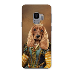 The Pearl Princess: Custom Pet Phone Case - Paw & Glory - Dog Portraits - Pet Portraits