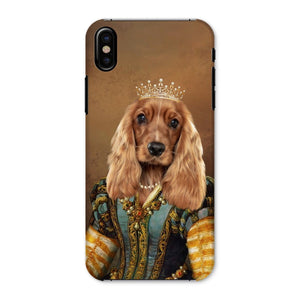 The Pearl Princess: Custom Pet Phone Case - Paw & Glory - Dog Portraits - Pet Portraits