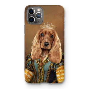 The Pearl Princess: Custom Pet Phone Case - Paw & Glory - Dog Portraits - Pet Portraits