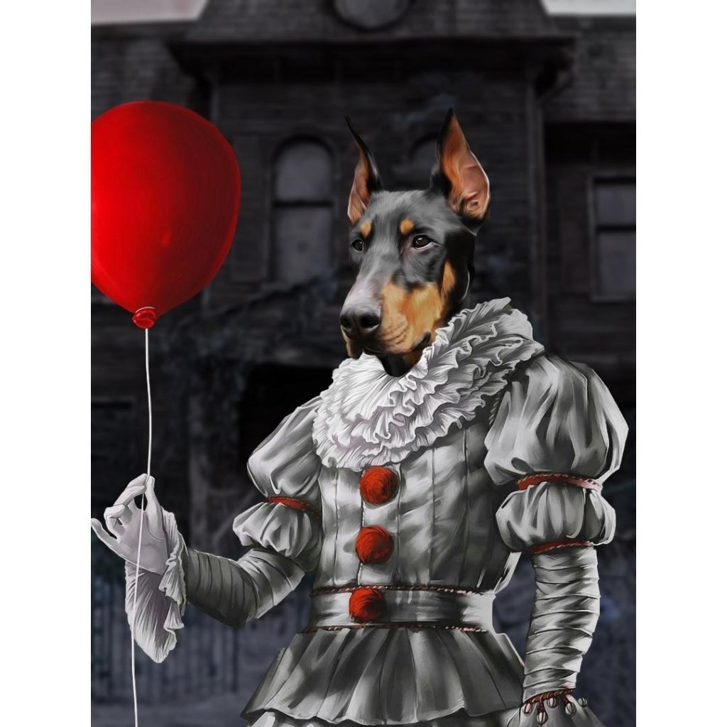 The Pennywise: Custom Digital Download Pet Portrait - Paw & Glory - Dog Portraits - Pet Portraits