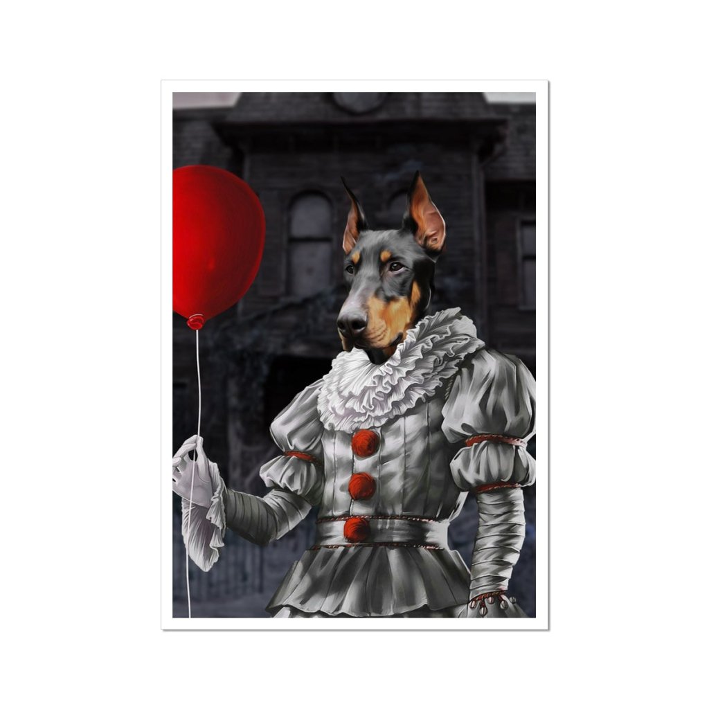 The Pennywise: Custom Pet Poster - Paw & Glory - Dog Portraits - Pet Portraits