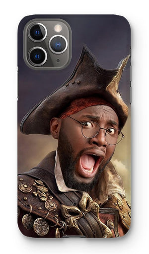 The Pirate: Custom Hooman Phone Case - Paw & Glory - Dog Portraits - Pet Portraits