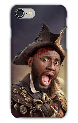 The Pirate: Custom Hooman Phone Case - Paw & Glory - Dog Portraits - Pet Portraits