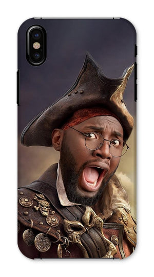 The Pirate: Custom Hooman Phone Case - Paw & Glory - Dog Portraits - Pet Portraits