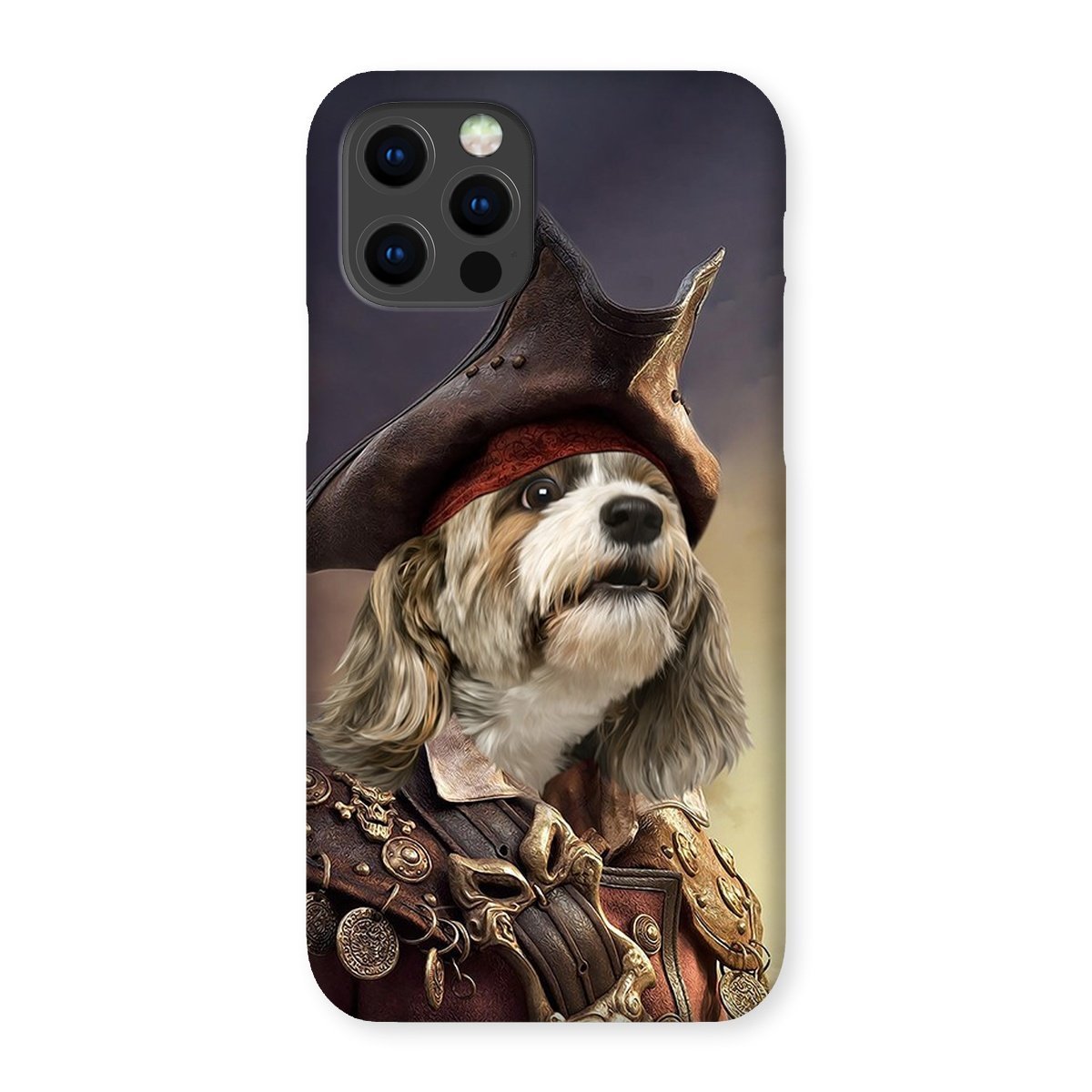 The Pirate: Custom Pet Phone Case - Paw & Glory - Dog Portraits - Pet Portraits