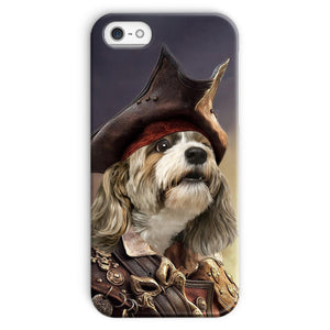 The Pirate: Custom Pet Phone Case - Paw & Glory - Dog Portraits - Pet Portraits