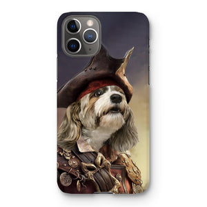 The Pirate: Custom Pet Phone Case - Paw & Glory - Dog Portraits - Pet Portraits